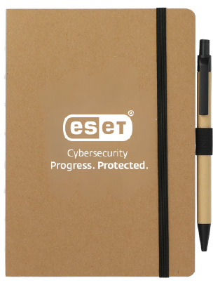 5" x 7" FSC® Recycled Notebook and Pen Set