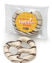 White Chocolate Dipped Pretzel