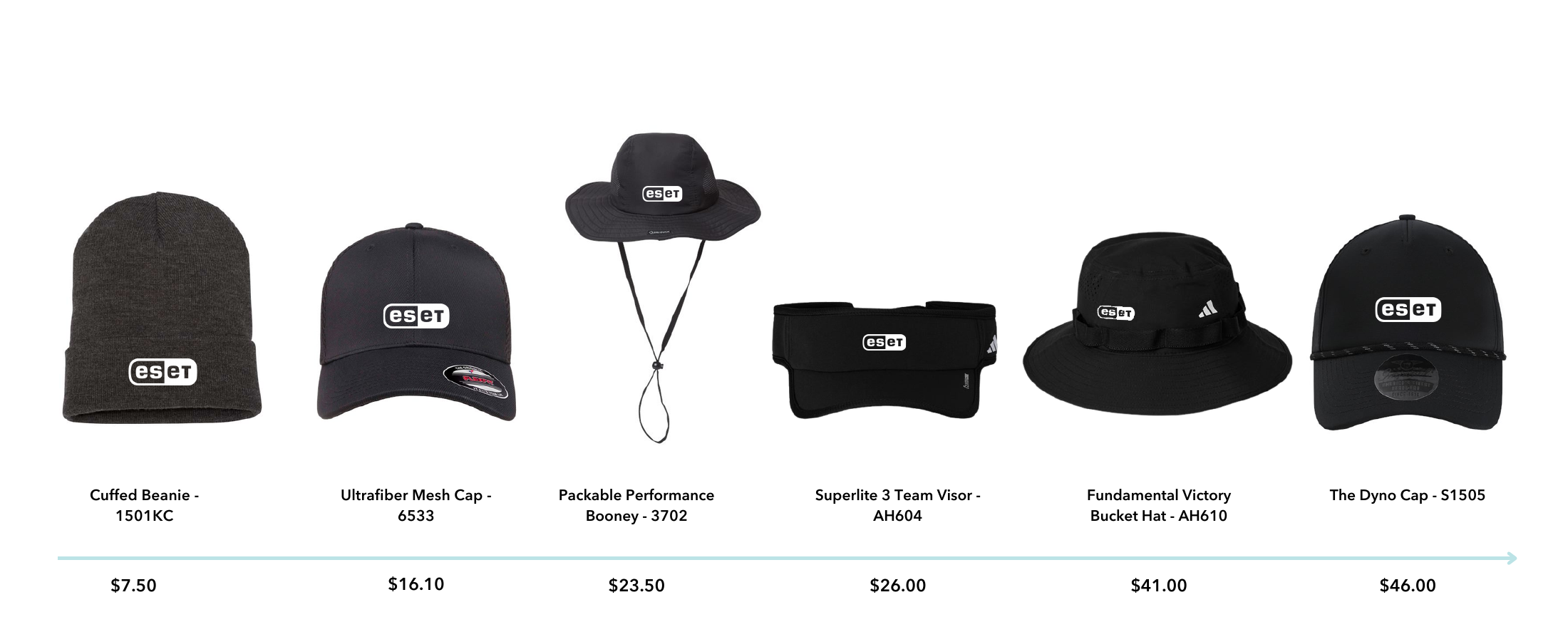 Hats lineup