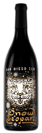 Etched Pinot Noir Red Wine Bottle