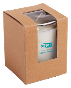 CBB3 | Wixie Candle With Kraft Paper Box: 3 Oz