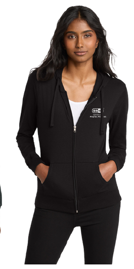 District® Women’s Fitted Jersey Full-Zip Hoodie